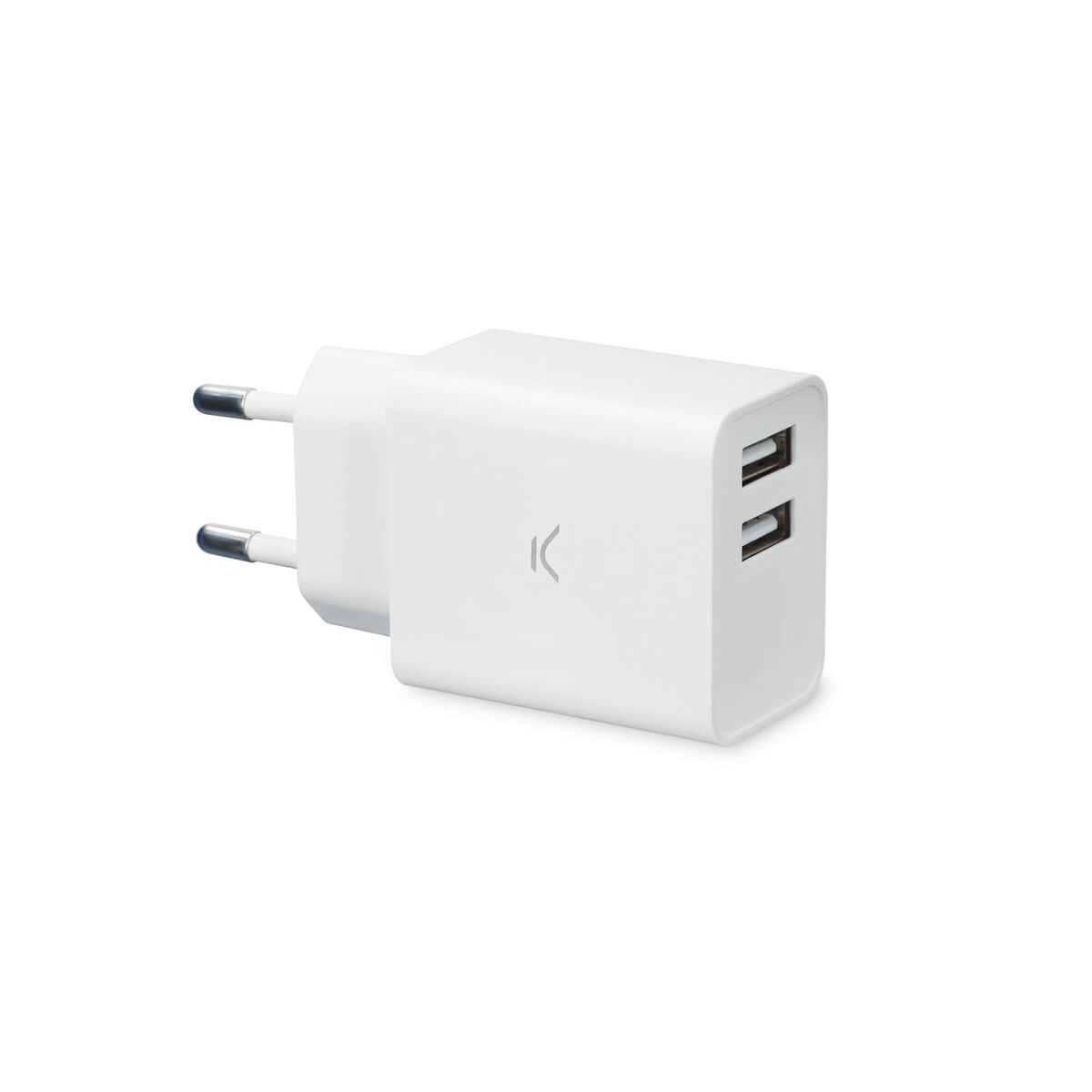 Wall Charger KSIX 2 USB 2.4A White-6
