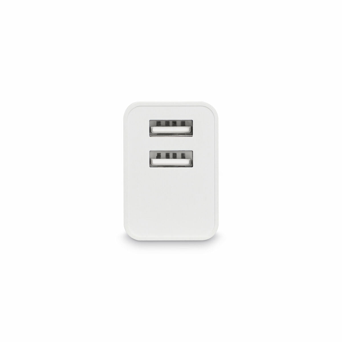 Wall Charger KSIX 2 USB 2.4A White-10