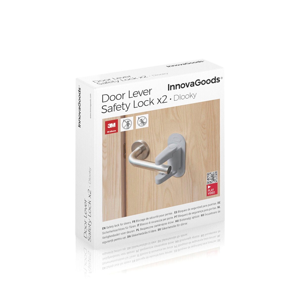 Door Lever Safety Lock Dlooky InnovaGoods 2 Units-1