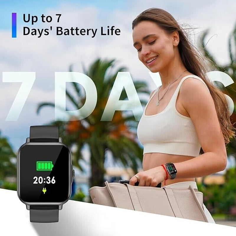 Smart Watch for Men Women with Intelligent Reminders 1.85" Touch Screen